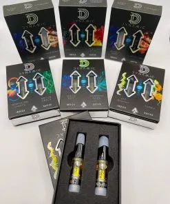 Sleek Dynamic Cartridge displayed on a clean surface, highlighting its modern design and vibrant branding, perfect for an exceptional vaping experience.