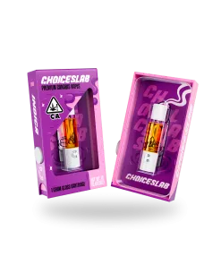 ChoicesLab Cart elegantly displayed, showcasing its vibrant design and premium quality, ideal for cannabis enthusiasts seeking a superior experience.